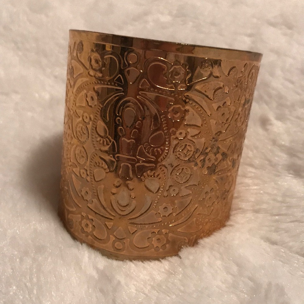 Gold arm cuff